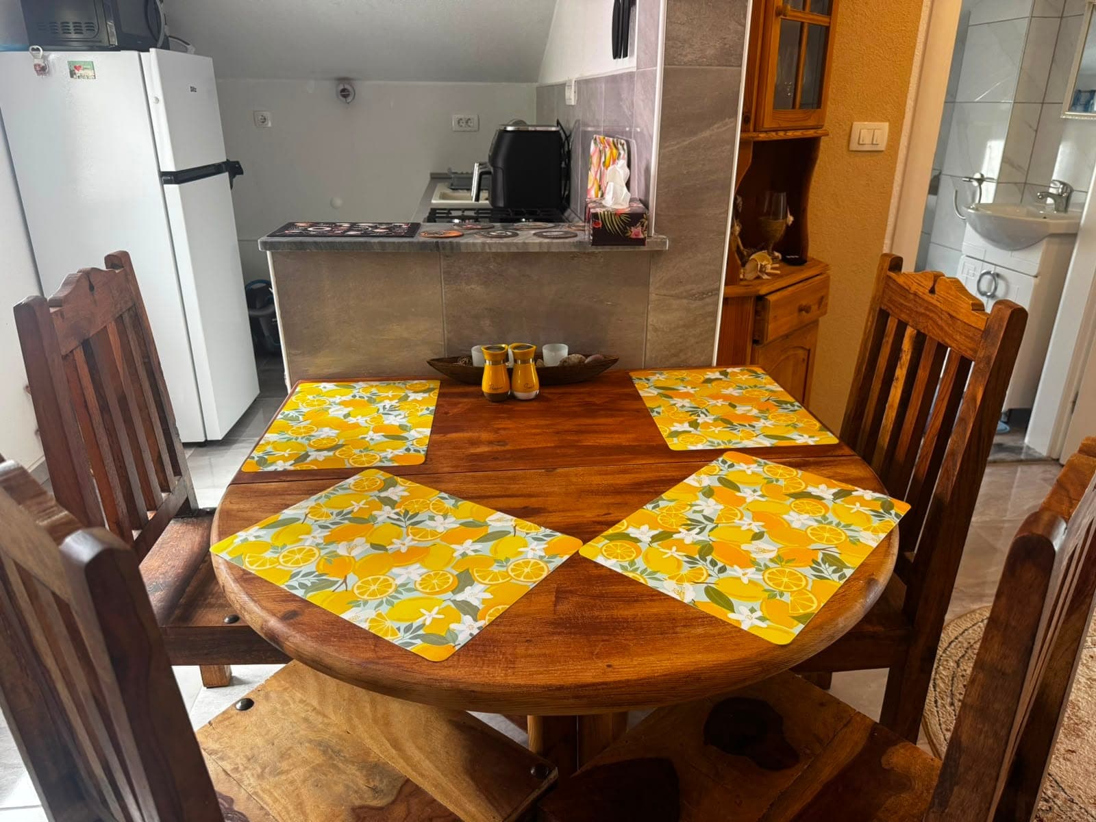 Table set for dinner